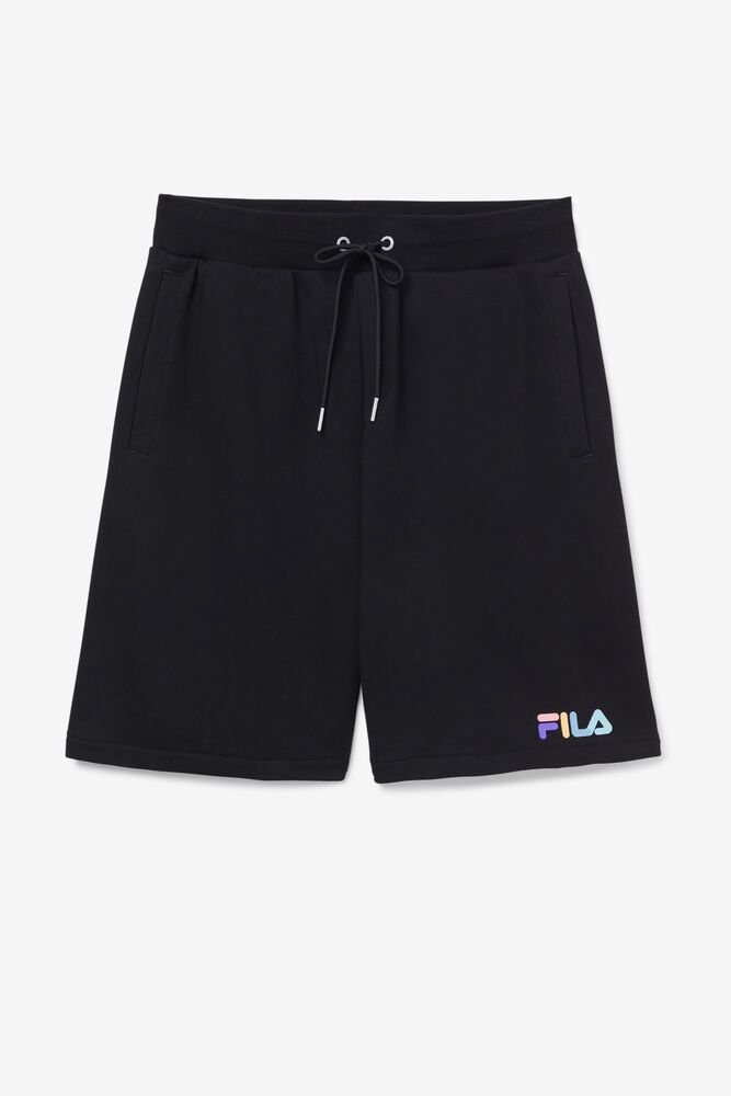 Fila Donaver Black Shorts Mens - NZ 67413-COJY